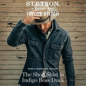Taylor Stitch Stetson Shop Shirt Indigo Boss Duck